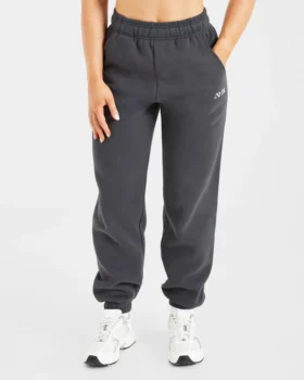 Retro geborduurde oversized Joggingbroeken
