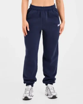Retro geborduurde oversized Joggingbroeken