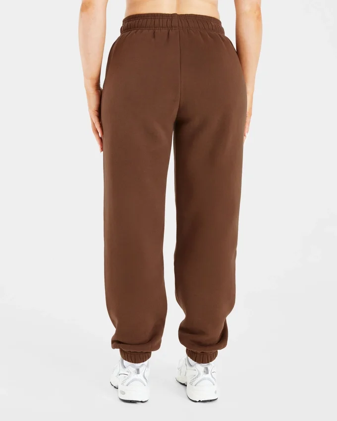 Retro geborduurde oversized Joggingbroeken