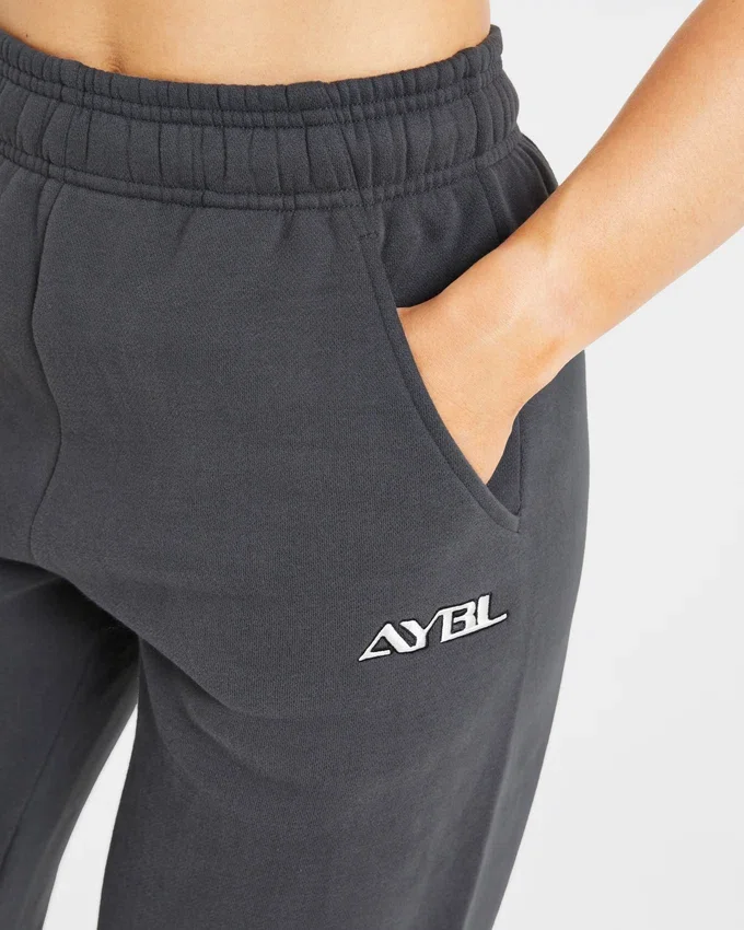 Retro geborduurde oversized Joggingbroeken
