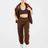 Retro geborduurde oversized Joggingbroeken