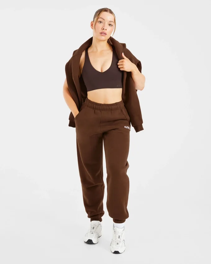 Retro geborduurde oversized Joggingbroeken