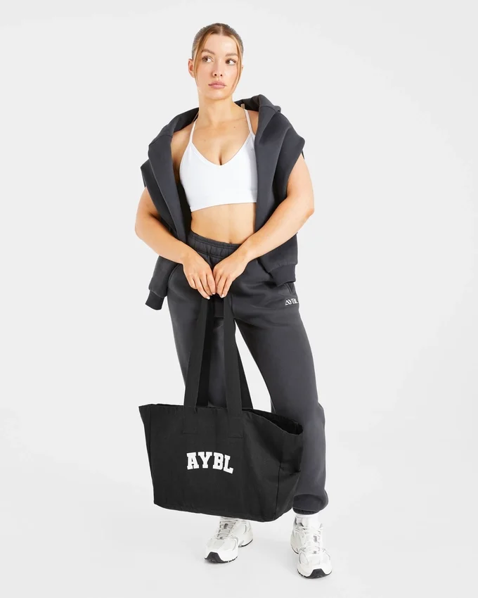 Retro geborduurde oversized Joggingbroeken