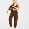 Retro geborduurde oversized Joggingbroeken