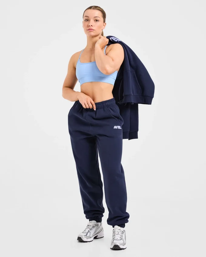 Retro geborduurde oversized Joggingbroeken