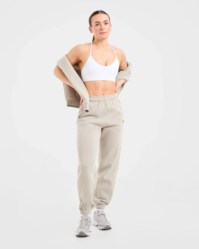 Retro geborduurde oversized Joggingbroeken
