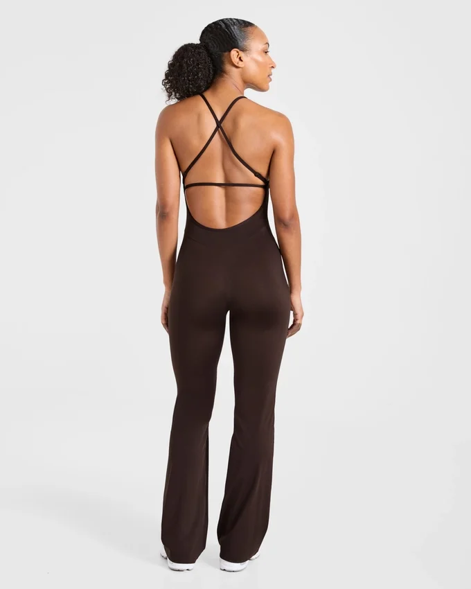 Sculpt Backless Flared All-in-One