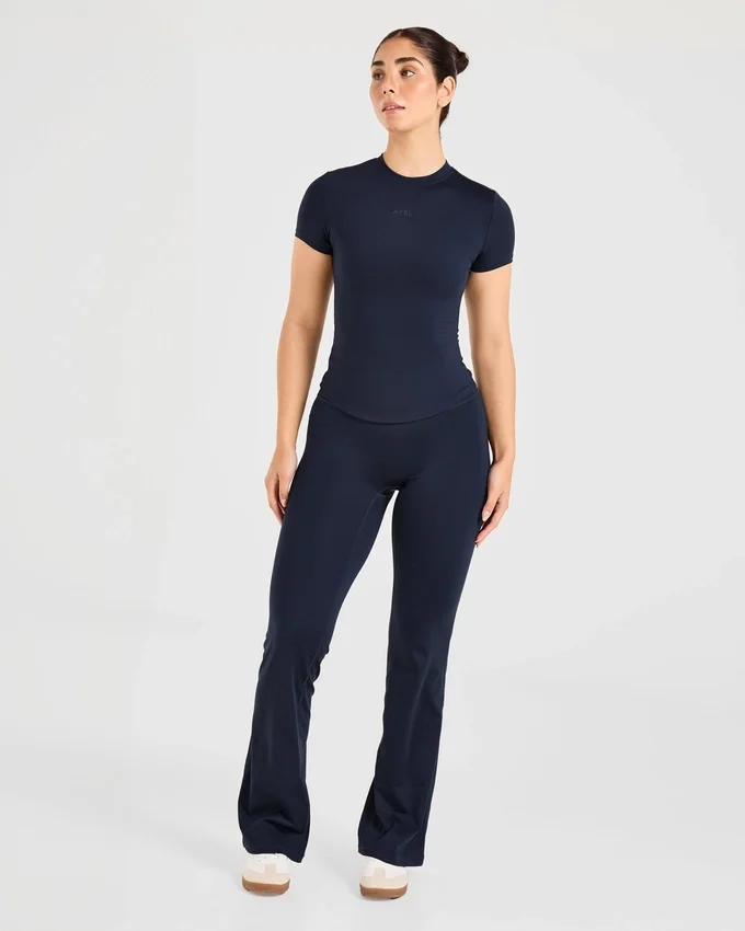Sculpt-Leggings met uitlopende pijpen