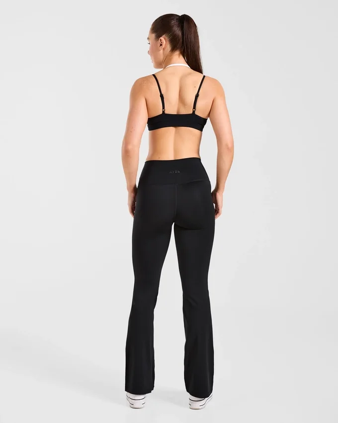 Sculpt-Leggings met uitlopende pijpen