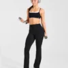 Sculpt-Leggings met uitlopende pijpen