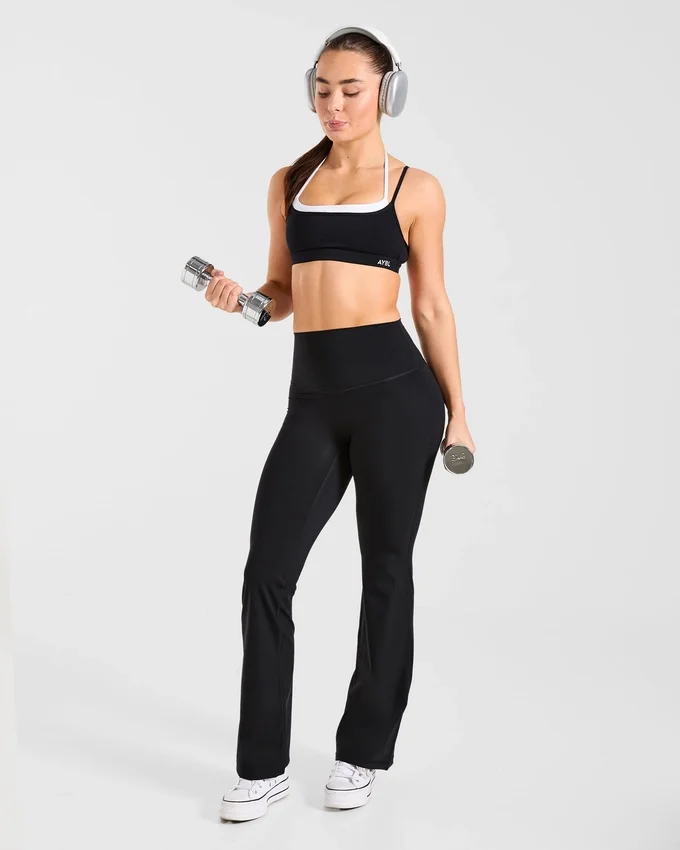Sculpt-Leggings met uitlopende pijpen