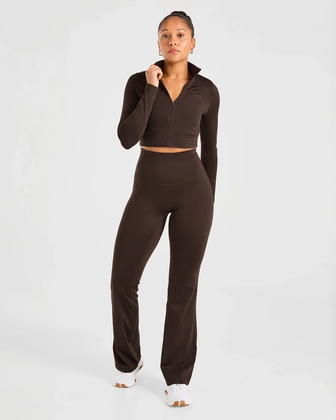 Sculpt-Leggings met uitlopende pijpen