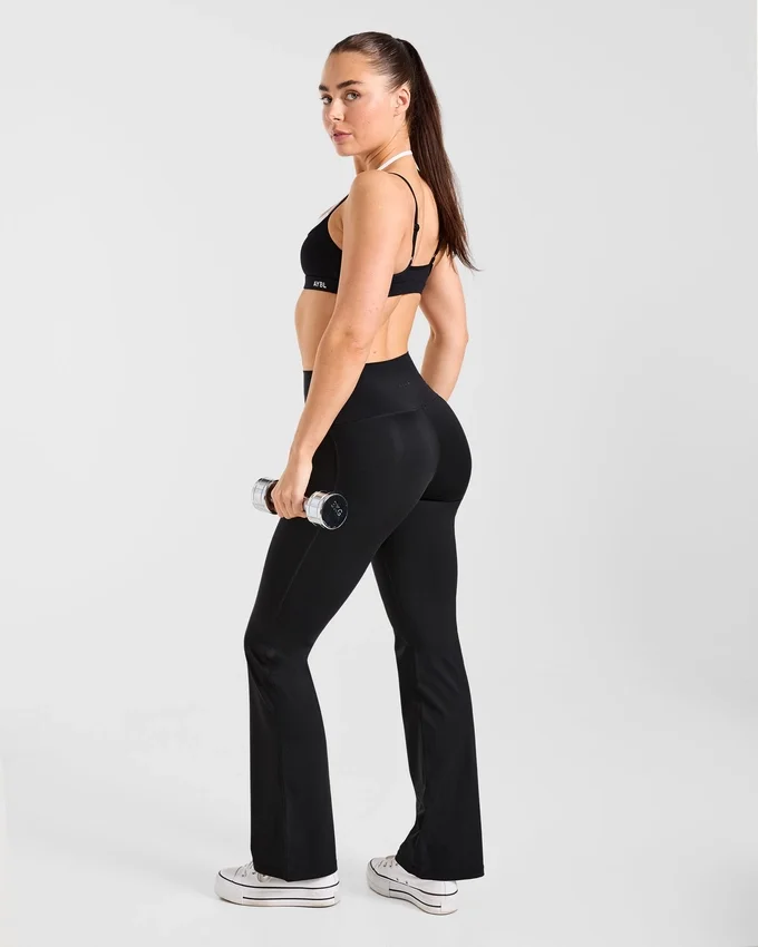 Sculpt-Leggings met uitlopende pijpen