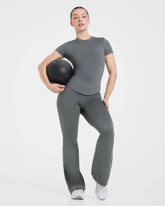 Sculpt-Leggings met uitlopende pijpen
