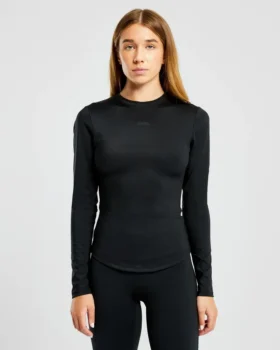 Sculpt-top met lange mouwen