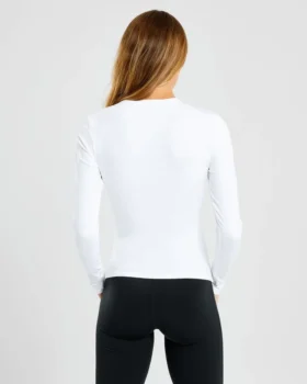 Sculpt-top met lange mouwen