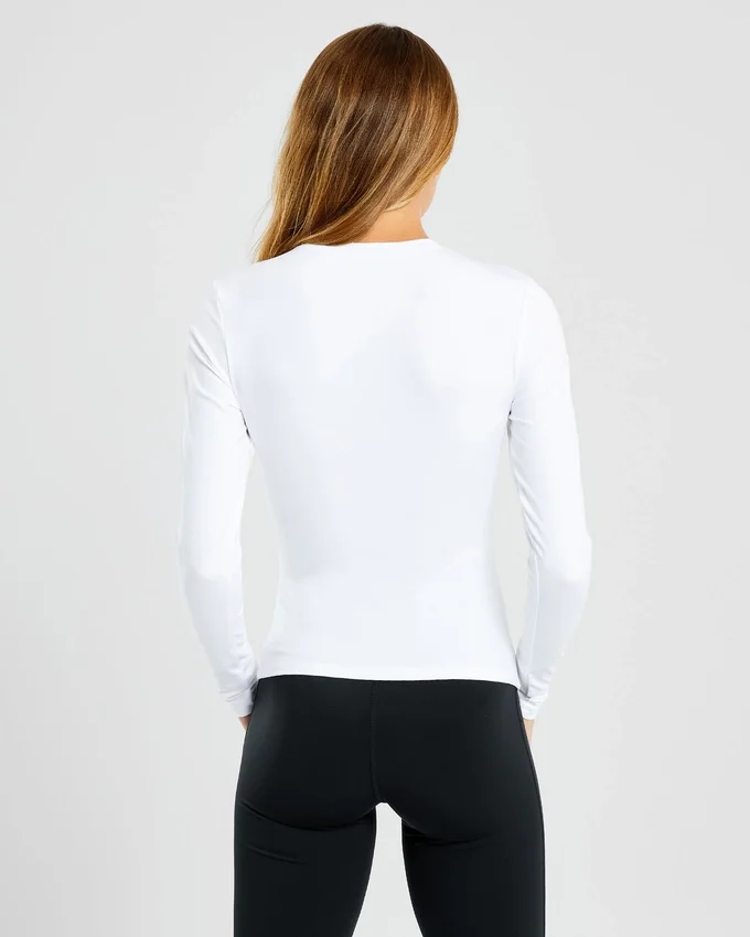 Sculpt-top met lange mouwen