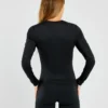 Sculpt-top met lange mouwen