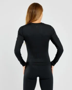 Sculpt-top met lange mouwen