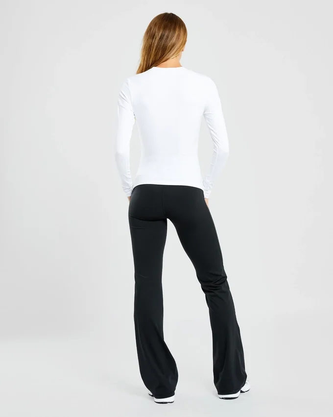 Sculpt-top met lange mouwen