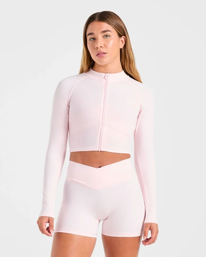 Sculpt Wrap-jasje met rits