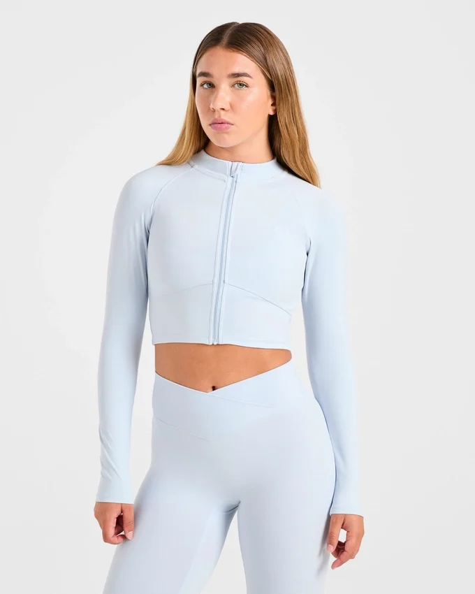 Sculpt Wrap-jasje met rits