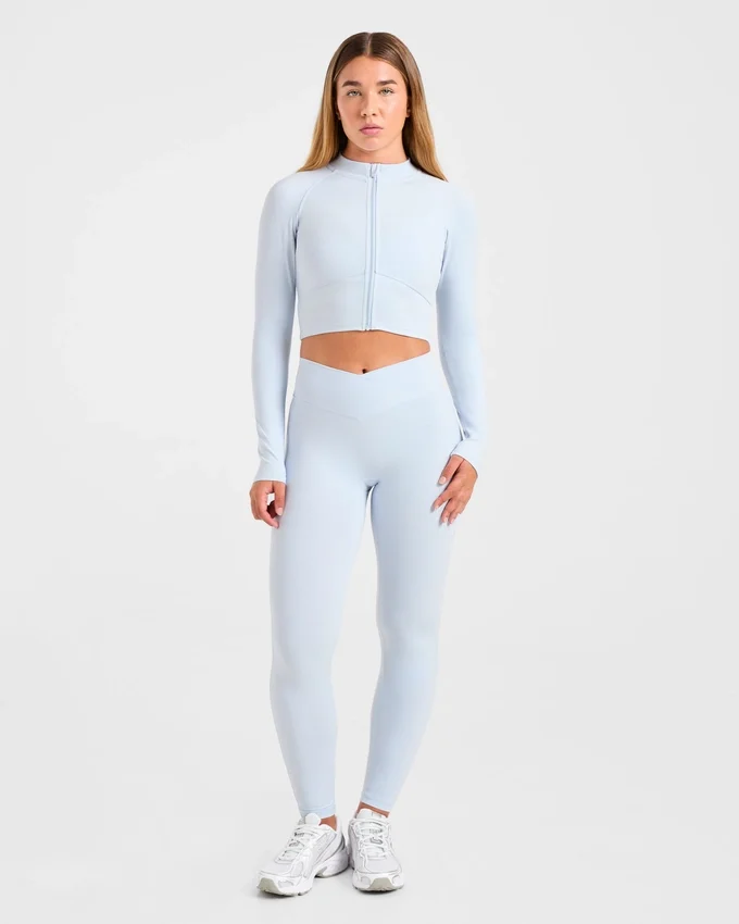 Sculpt Wrap-jasje met rits