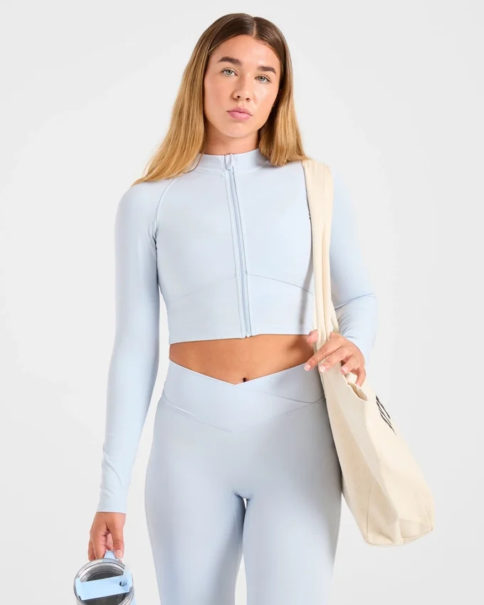 Sculpt Wrap-jasje met rits