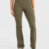 Sculpt Wrap-leggings met uitlopende pijpen