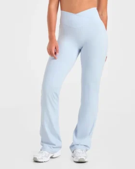 Sculpt Wrap-leggings met uitlopende pijpen