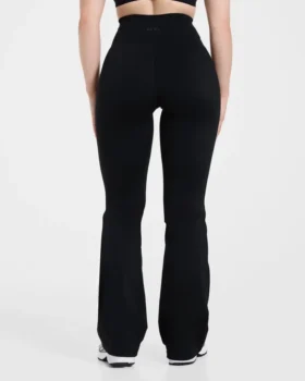 Sculpt Wrap-leggings met uitlopende pijpen