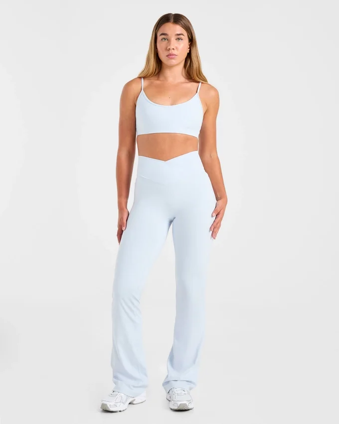 Sculpt Wrap-leggings met uitlopende pijpen