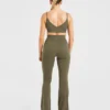 Sculpt Wrap-leggings met uitlopende pijpen