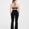 Sculpt Wrap-leggings met uitlopende pijpen