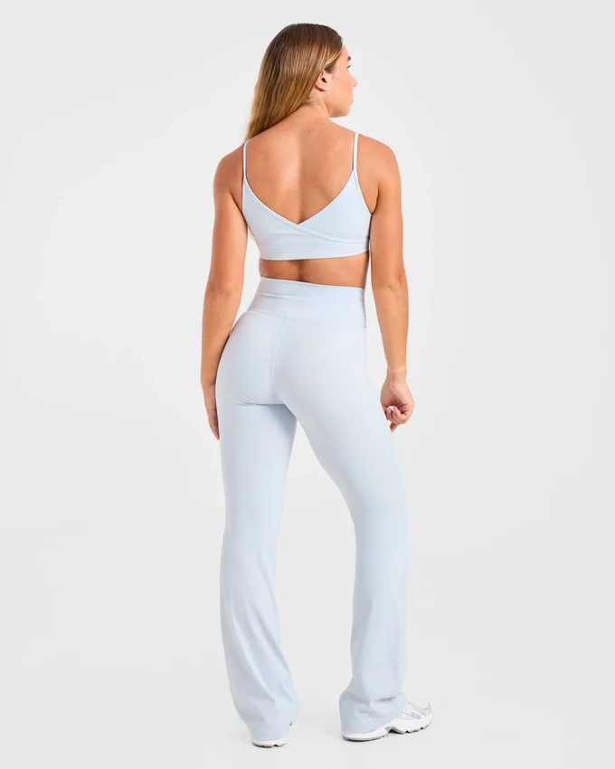 Sculpt Wrap-leggings met uitlopende pijpen