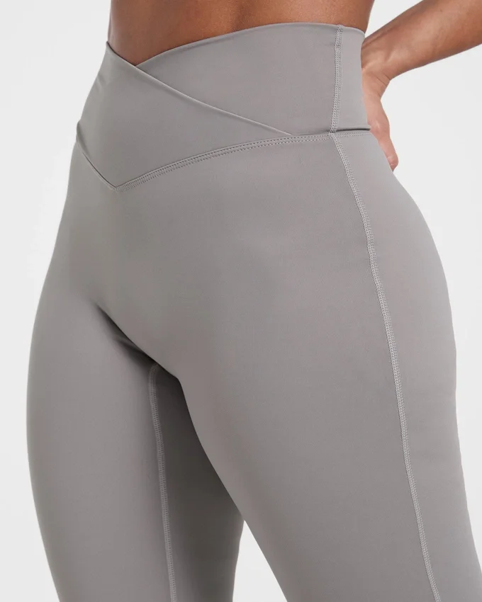 Sculpt Wrap-leggings met uitlopende pijpen