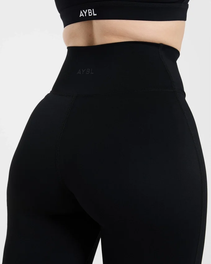 Sculpt Wrap-leggings met uitlopende pijpen