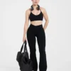 Sculpt Wrap-leggings met uitlopende pijpen