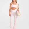 Sculpt Wrap-leggings met uitlopende pijpen