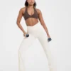 Sculpt Wrap-leggings met uitlopende pijpen