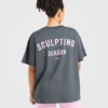 Sculpting Season oversized T-shirt