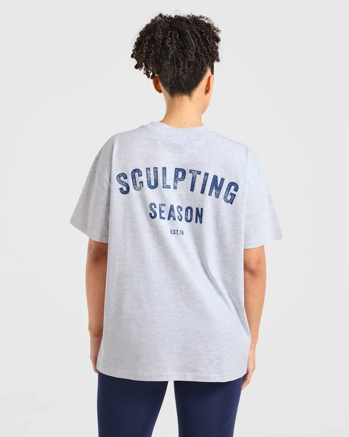 Sculpting Season oversized T-shirt