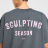 Sculpting Season oversized T-shirt