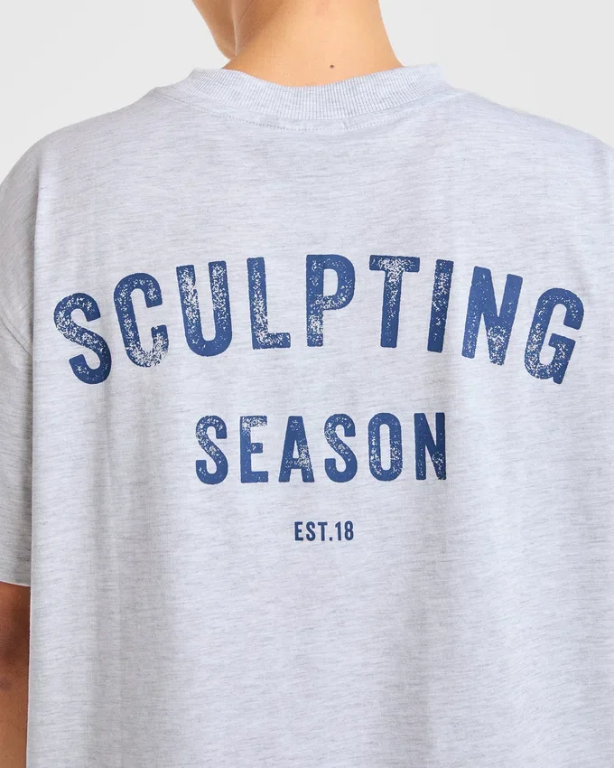 Sculpting Season oversized T-shirt