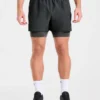 Signature 2-in-1-korte broek