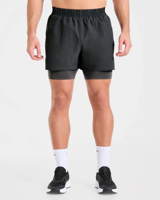 Signature 2-in-1-korte broek