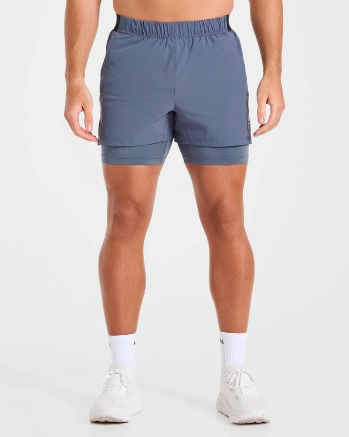 Signature 2-in-1-korte broek