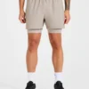 Signature 2-in-1-korte broek