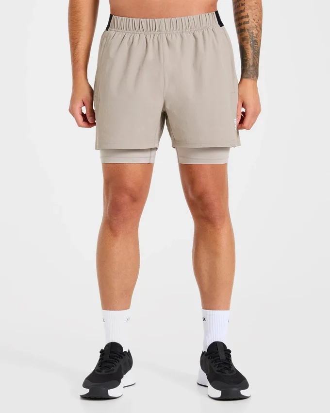 Signature 2-in-1-korte broek