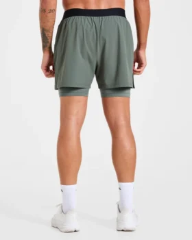 Signature 2-in-1-korte broek
